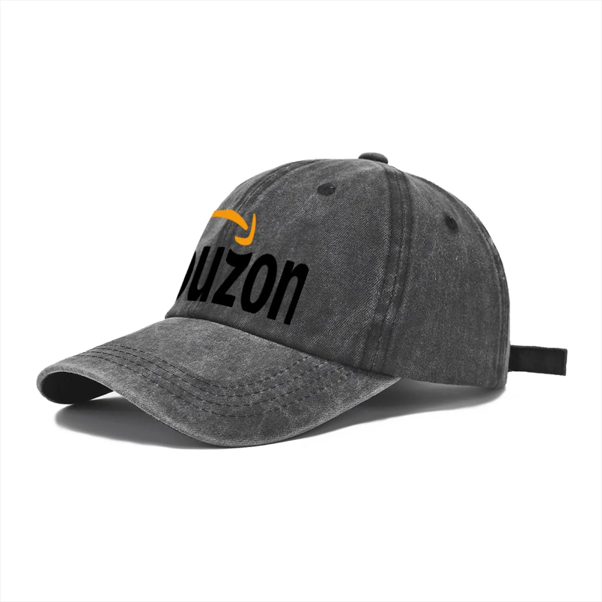 Vintage Washed Baseball Cap Unisex Distressed Snapback Hat Parody Graphic Embroidered Adjustable Dad Hat