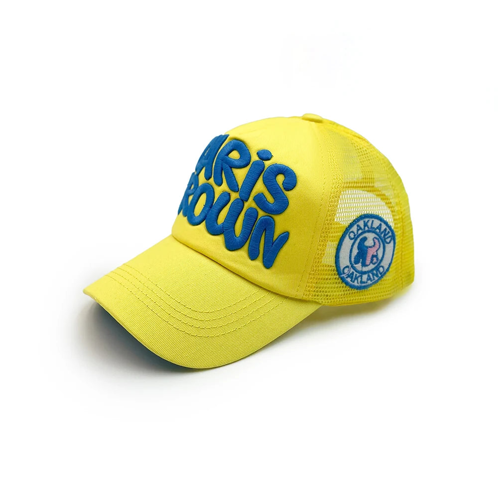 Mesh Breathable Baseball Cap Summer Stitching Letter Embroidery