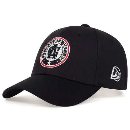Cotton Baseball Cap California Letter Embroidered Women