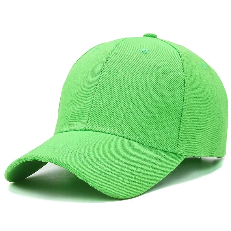 Unisex Cap Casual Plain Baseball Cap Adjustable Snapback Hats Hip Hop Cap Street Dad Hat
