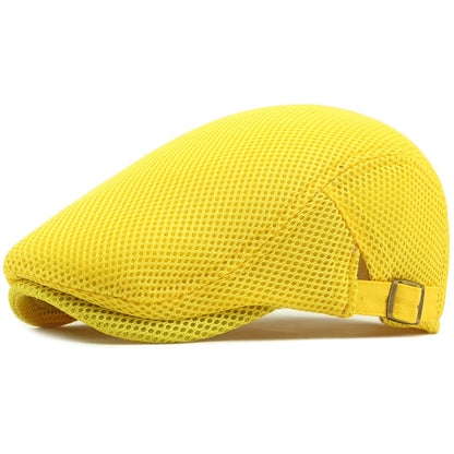 Beret Cap Spring Summer Mesh Cap Breathable Sun Hat