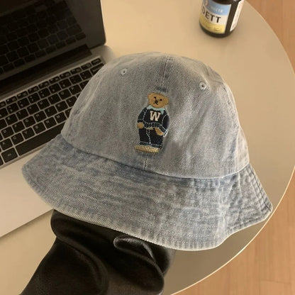 Japanese Retro Denim Series Fisherman's Hat Children's