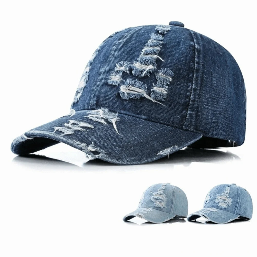 Fashion Breathable Washed Denim Baseball Cap
