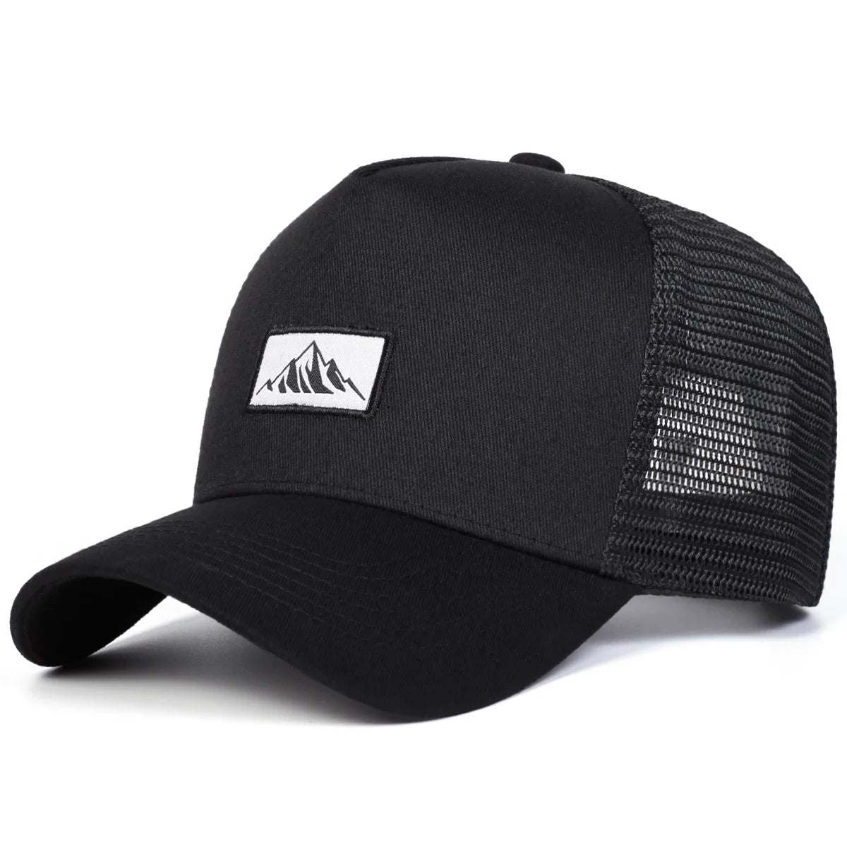 Unisex Mountain Embroidery Baseball Net Caps