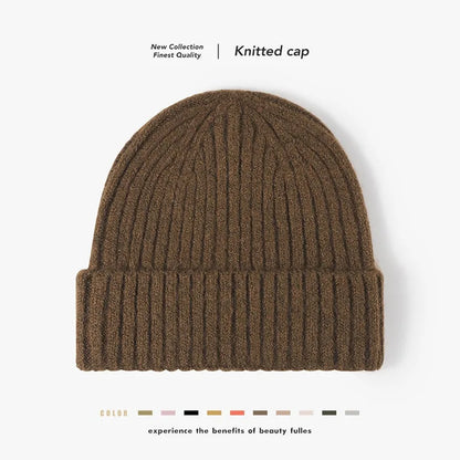 New Cool Women Man Autumn Winter Thick Wool Beanie Hat