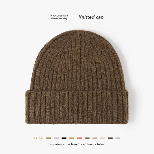 New Cool Women Man Autumn Winter Thick Wool Beanie Hat