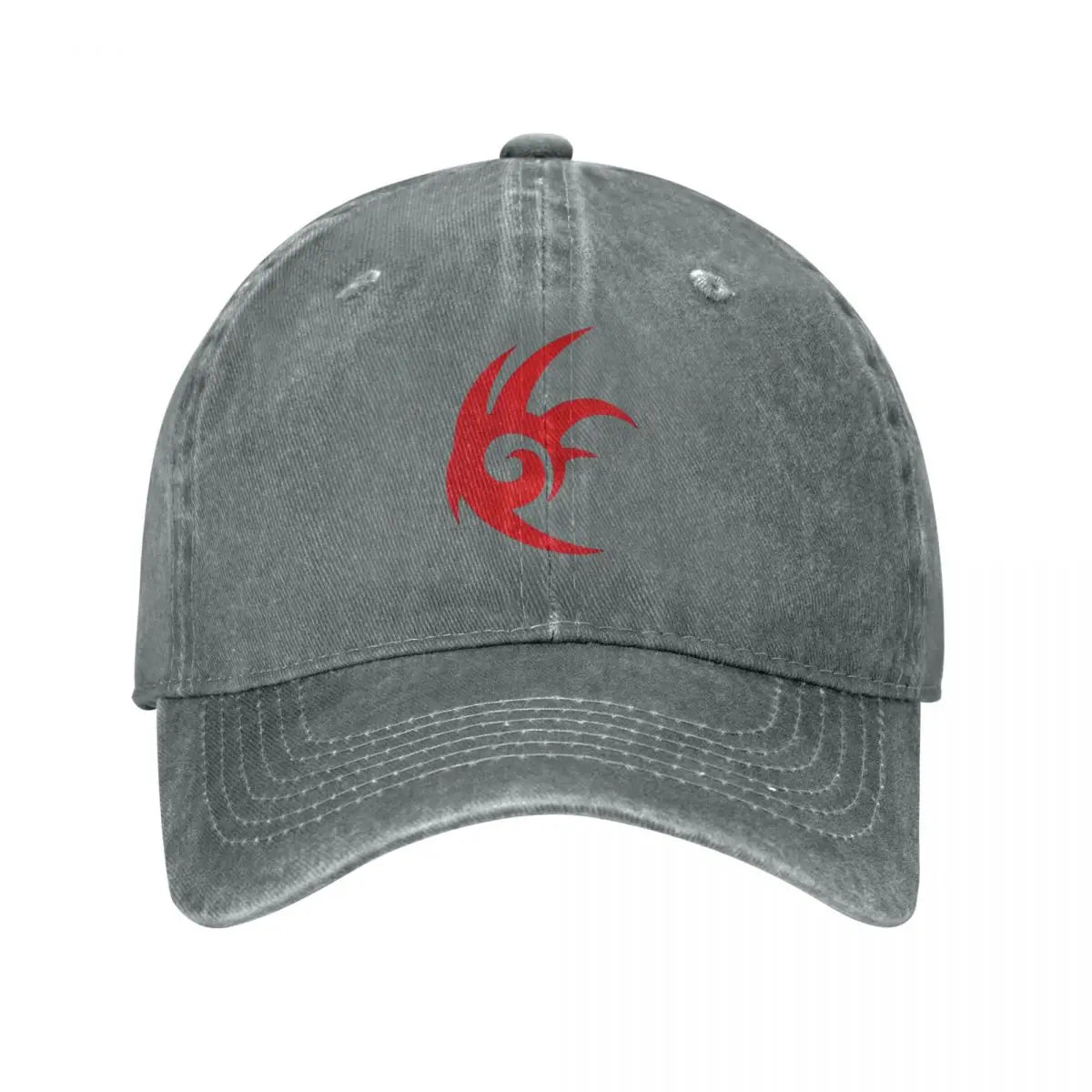 Hedgehog Shadow Baseball Caps Fashion Distressed Denim Cartoon
