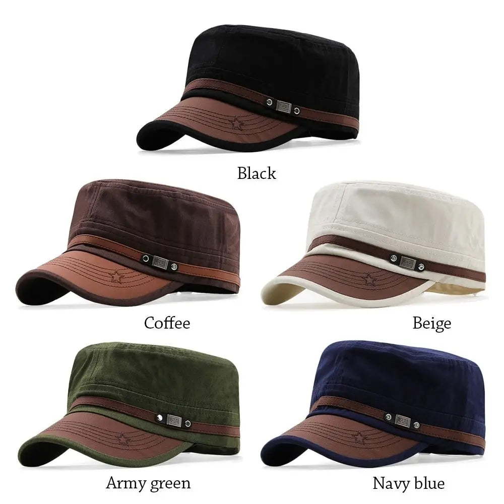 New Chic Casual Cotton Breathable Cadet Hat