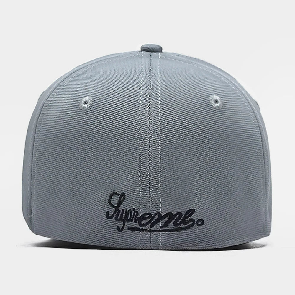Superme Embroidered Full Closed Fitted Cap Hat