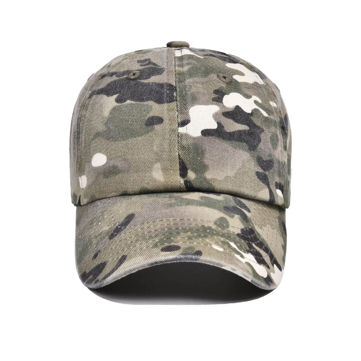 Unisex Hiking Camouflage Tactics Baseball Cap Leaves Jungle Hat Unstructured Panel Soft Top Sun Baseball Cap