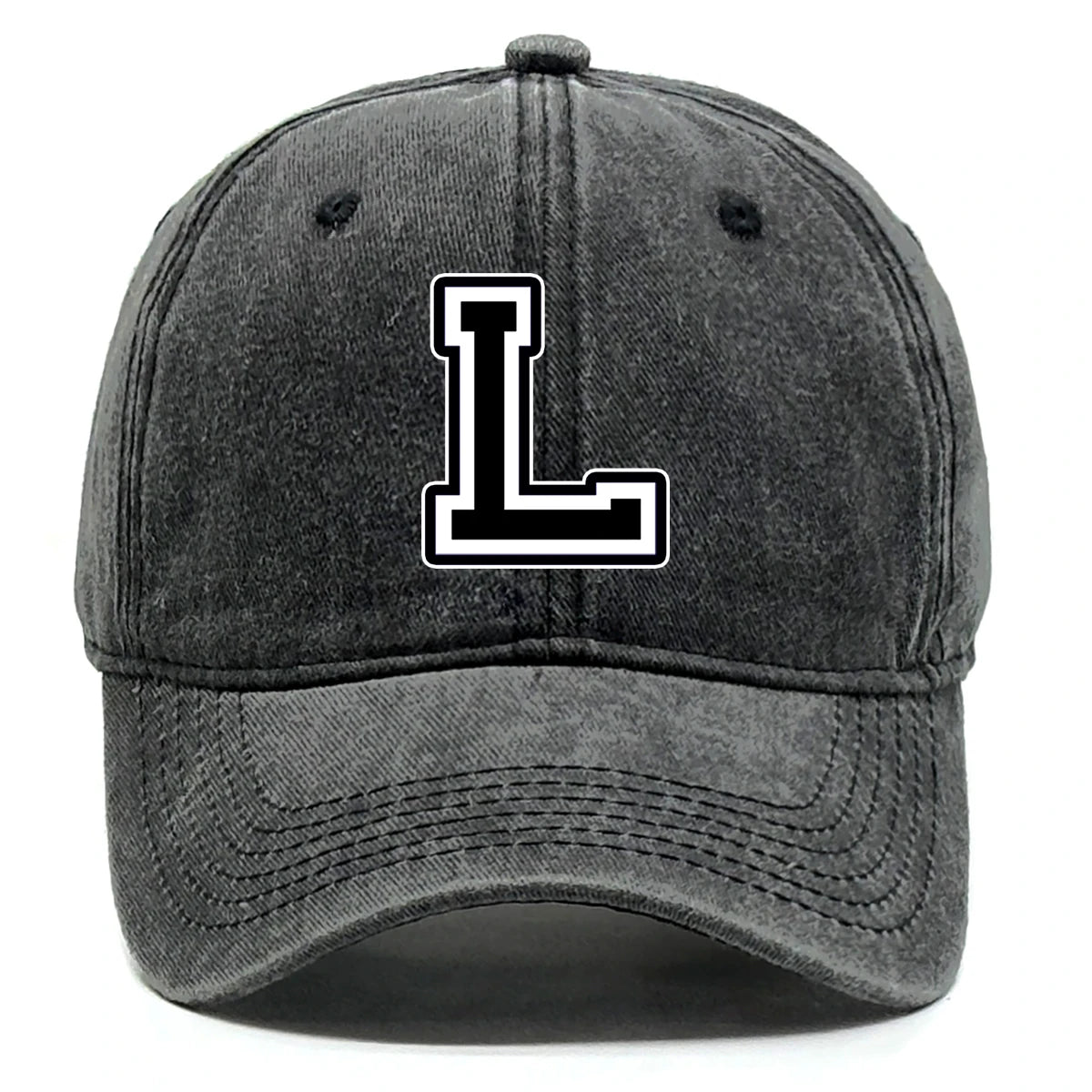 Popular Letters Print Baseball Caps Black Hat Gift Golf Dad Hat
