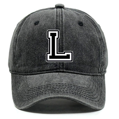 Popular Letters Print Baseball Caps Black Hat Gift Golf Dad Hat