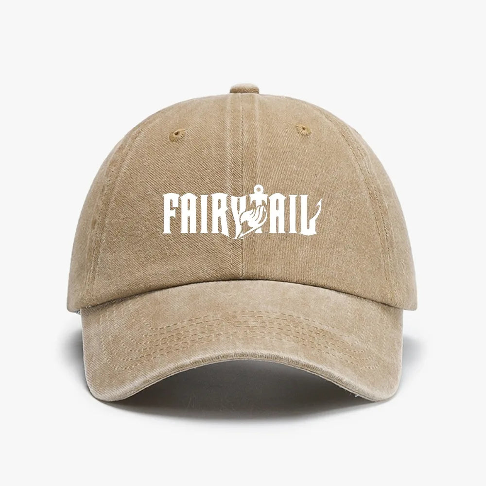 Anime Fairy Tail Print Baseball Cap Fashion Vintage
