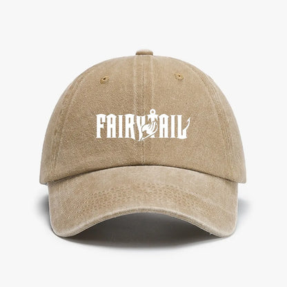 Anime Fairy Tail Print Baseball Cap Fashion Vintage