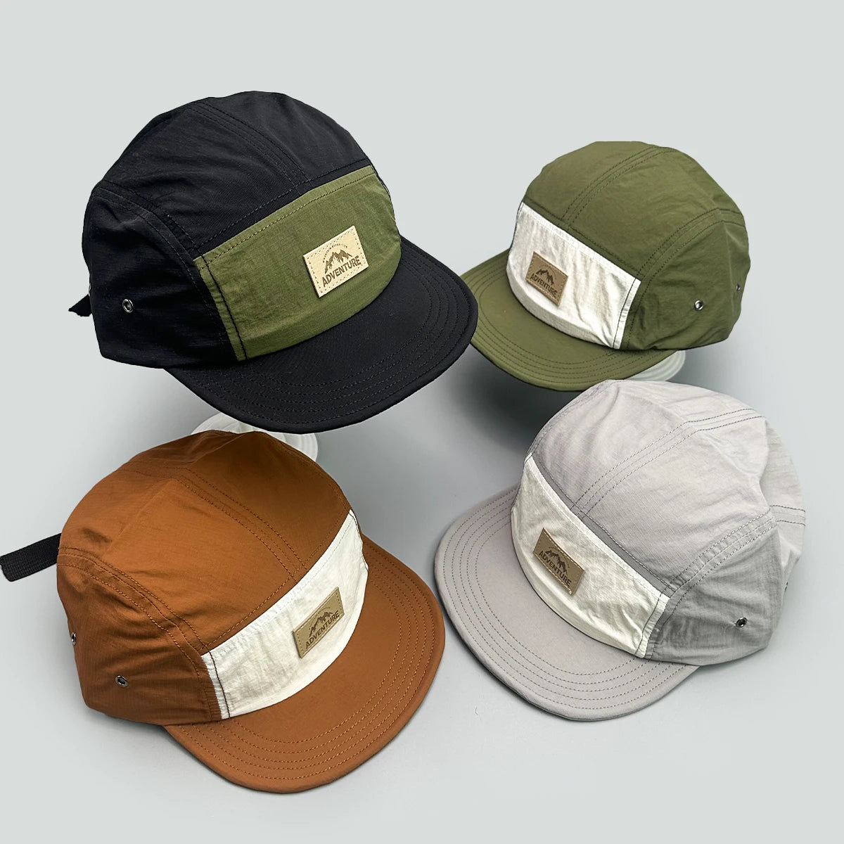 Unisex Quick Drying Outdoors Letters Baseball Hats Versatile Short Eave Fashion