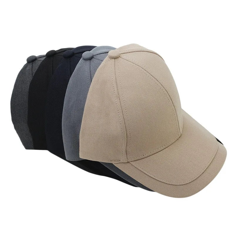 High Quality Solid Baseball Caps For Men Outdoor Cotton Cap