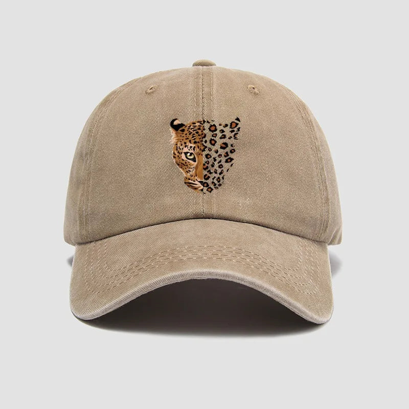 Fashionable Leopard Print Baseball Cap