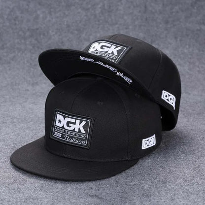 Men's Letter Embroidery Tide All-Match Flat Brim Baseball Cap Ladies Summer