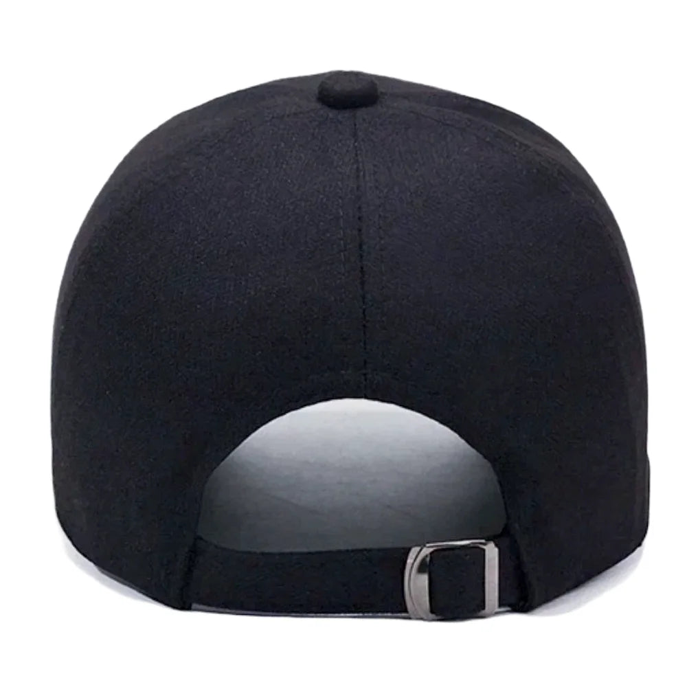 Unisex Summer Cap Classic Black Embroidered Baseball Cap For Men & Women