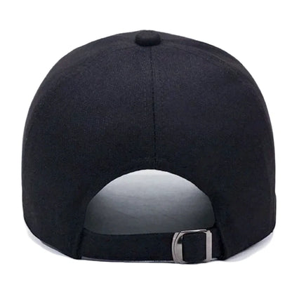 Unisex Summer Cap Classic Black Embroidered Baseball Cap For Men & Women