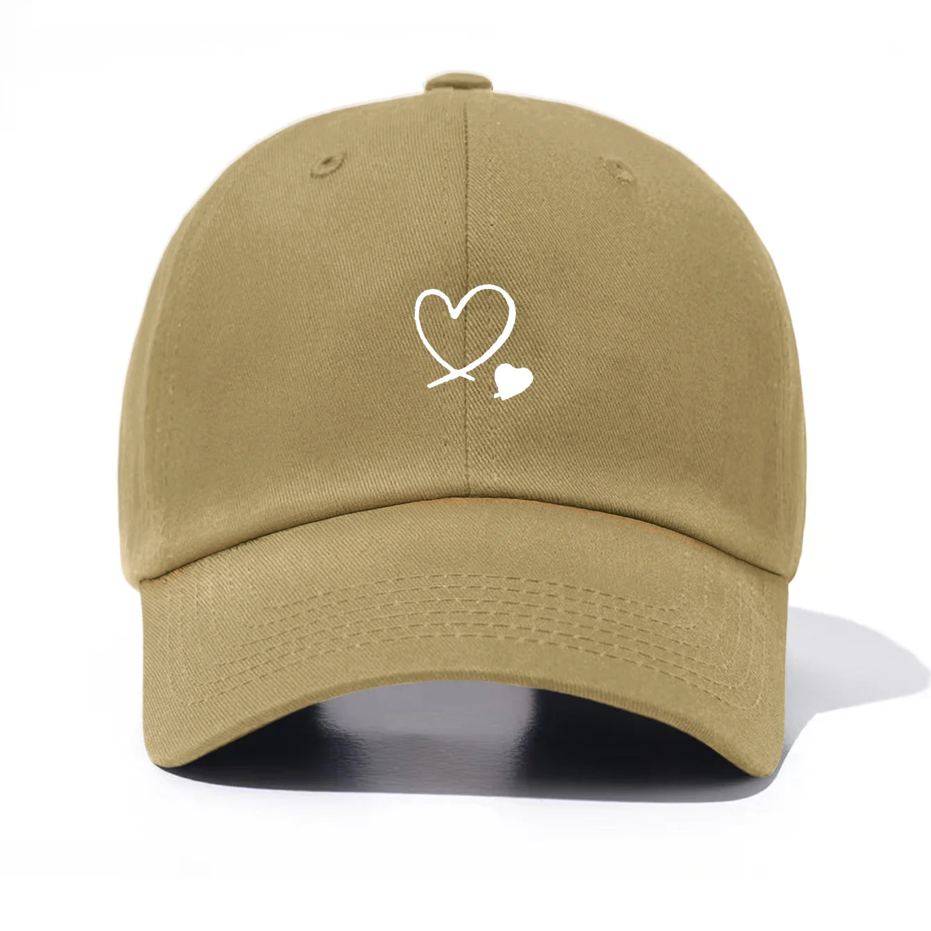 Hearts Print Baseball Cap For Men & Women