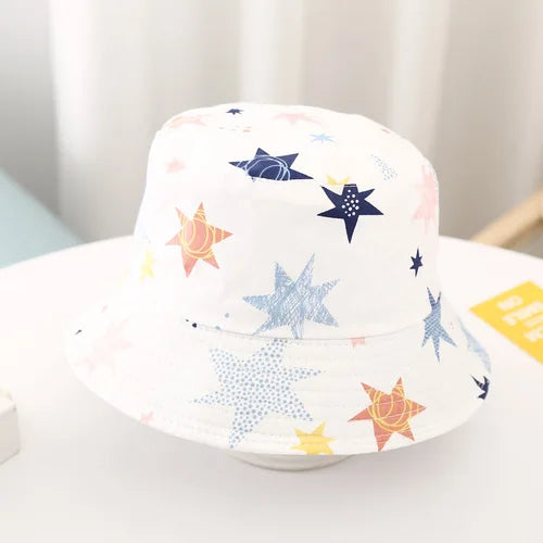 2-4 Years Summer Baby Hat Kids Cotton UV Protection Sun Cap Children