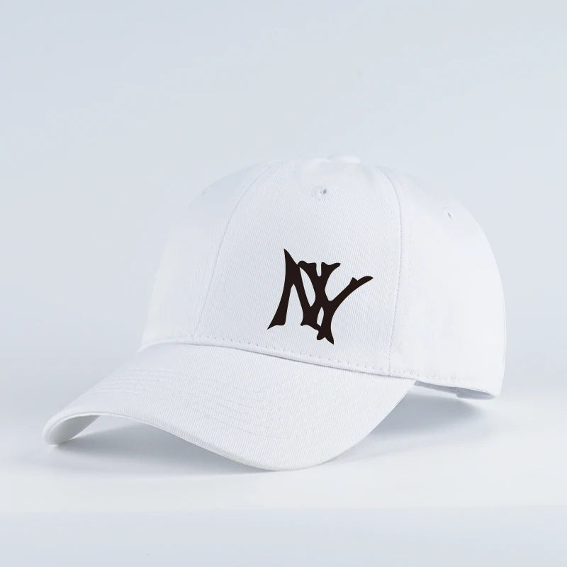 NY Letter Print Soft-Peak Baseball Cap