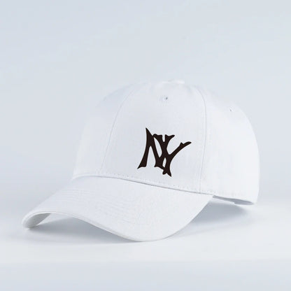 NY Letter Print Soft-Peak Baseball Cap