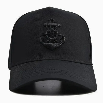 Unisex Ship Anchor Embroidery Baseball Caps Outdoor Adjustable Casual Hats Dad Hat Sunscreen Hat