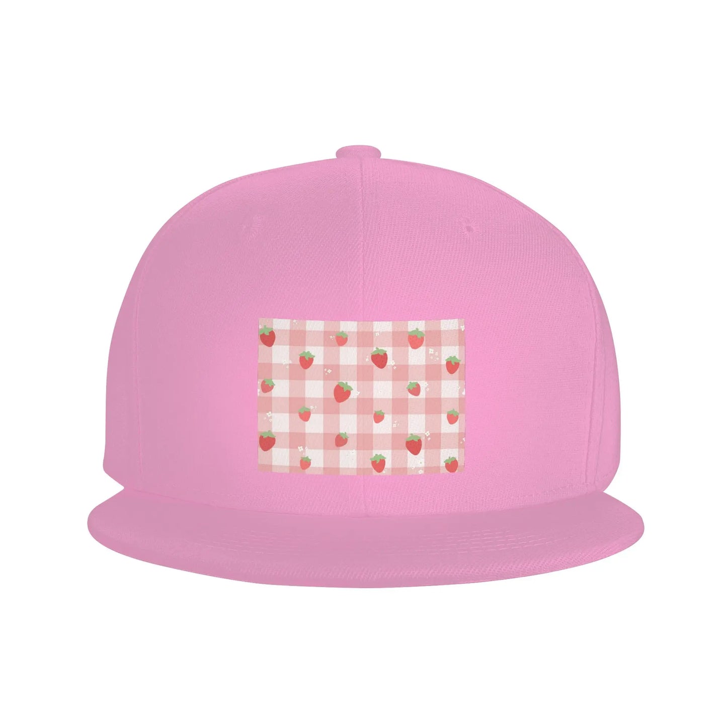 Strawberry Plaid Baseball Caps Snapback Fashion Baseball Hats
