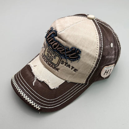 Korean Retro Men Women Baseball Hats Cotton Snapback Caps