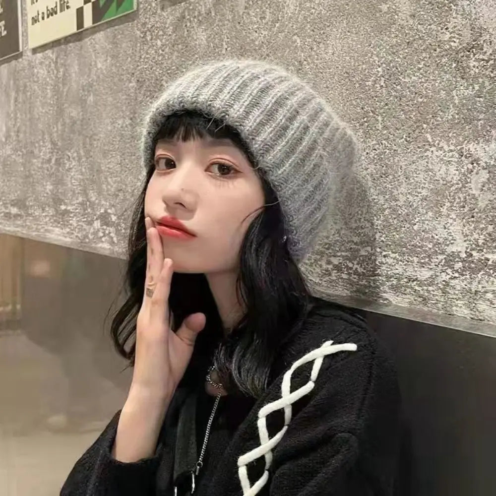 High Quality Multi Colors Knitted Beanies Solid Cute Woman/Men