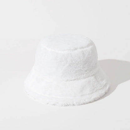 Funny Fashion Autumn Winter Leopard Fur Bucket Hat