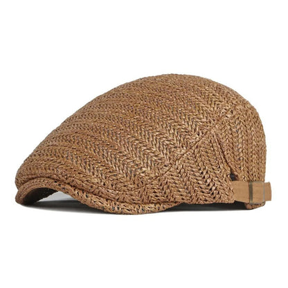 Adjustable Newsboy Cap Sun Protection Flat Cap Unisex