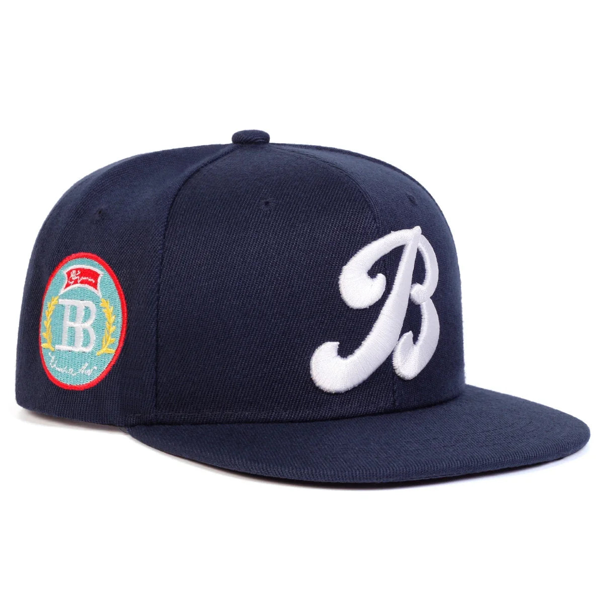 Unisex B Letter Embroidery Hip-hop Hats Spring Autumn Outdoor Snapback Cap