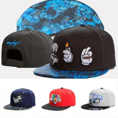 Personality Fashionable Adult Hip-hop Cap Flat-brimmed Cap Basketball Snapback Cap