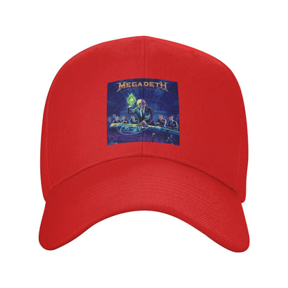 Unisex Baseball Hats Megadeth Rock Band Dave Mustaine Outdoor Streetwear Summer Sports