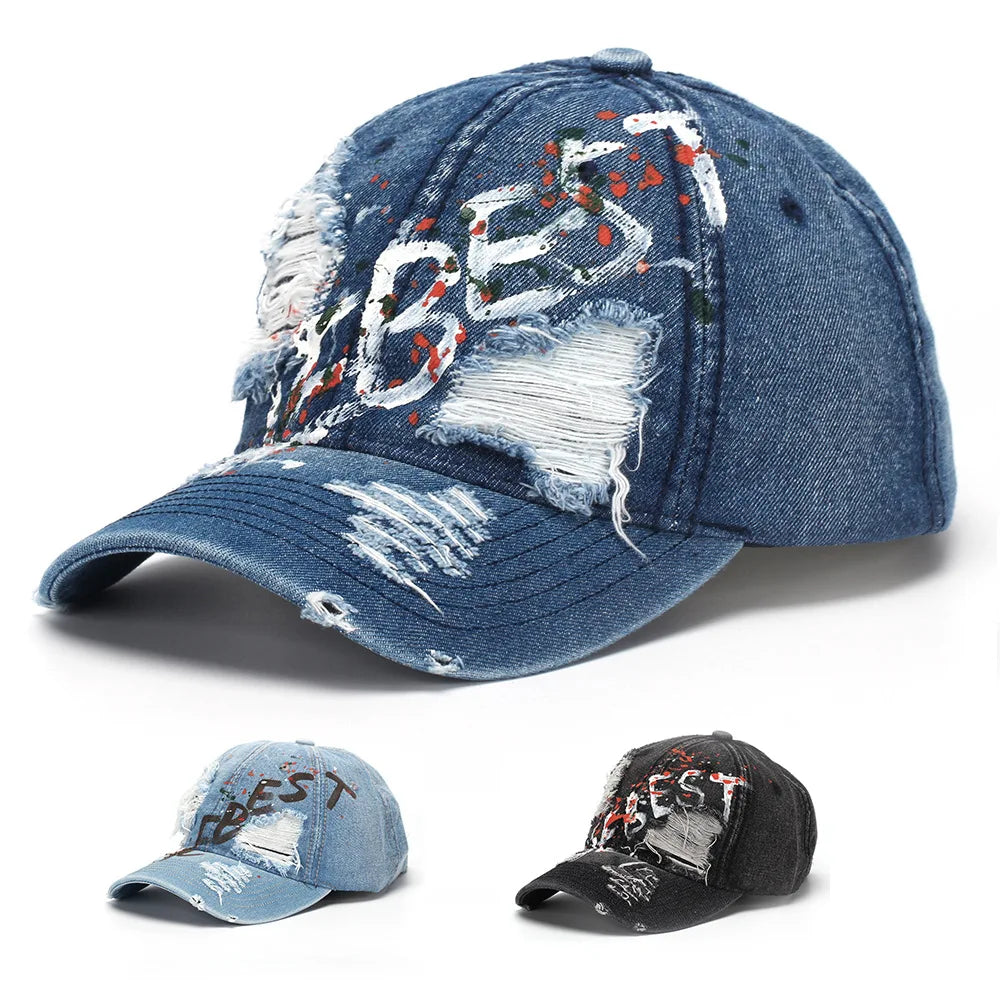 European and American Style Letter Embroidered Baseball Caps