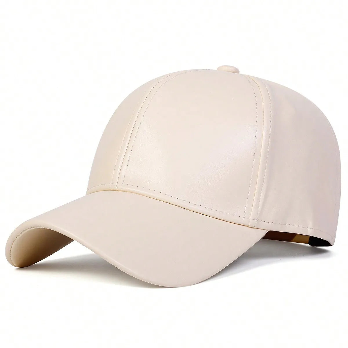 PU Leather Baseball Cap, Spring And Autumn Styles