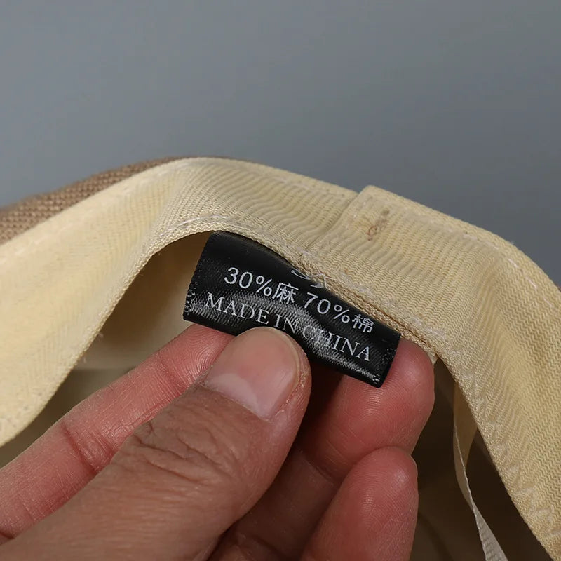 Spring Summer Washed Denim Newsboy Cap