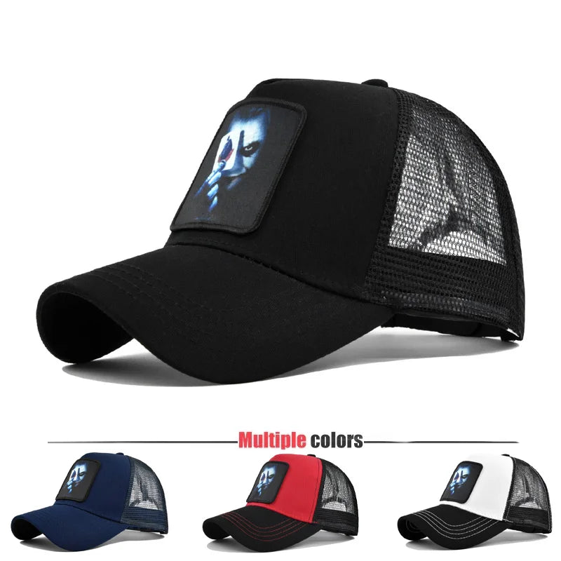 Snapback Caps Summer Breathable Baseball Cap Patch Embroidery Bones Unisex Hip Hop Hats