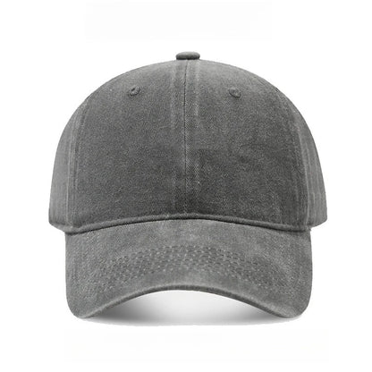 Washed Cotton Solid Dad Hat Unisex Baseball Cap