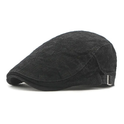 Spring And Autumn Polyester Print Newsboy Caps Flat Cap