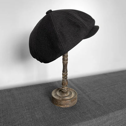 Octagonal Newsboy Cap Spring Summer Breathable Sun Protection Hat