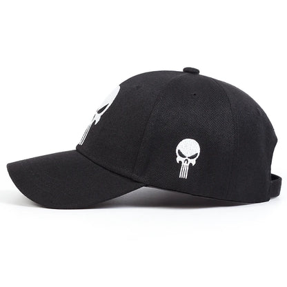 Unisex Skull Head Embroidery Baseball Caps Spring