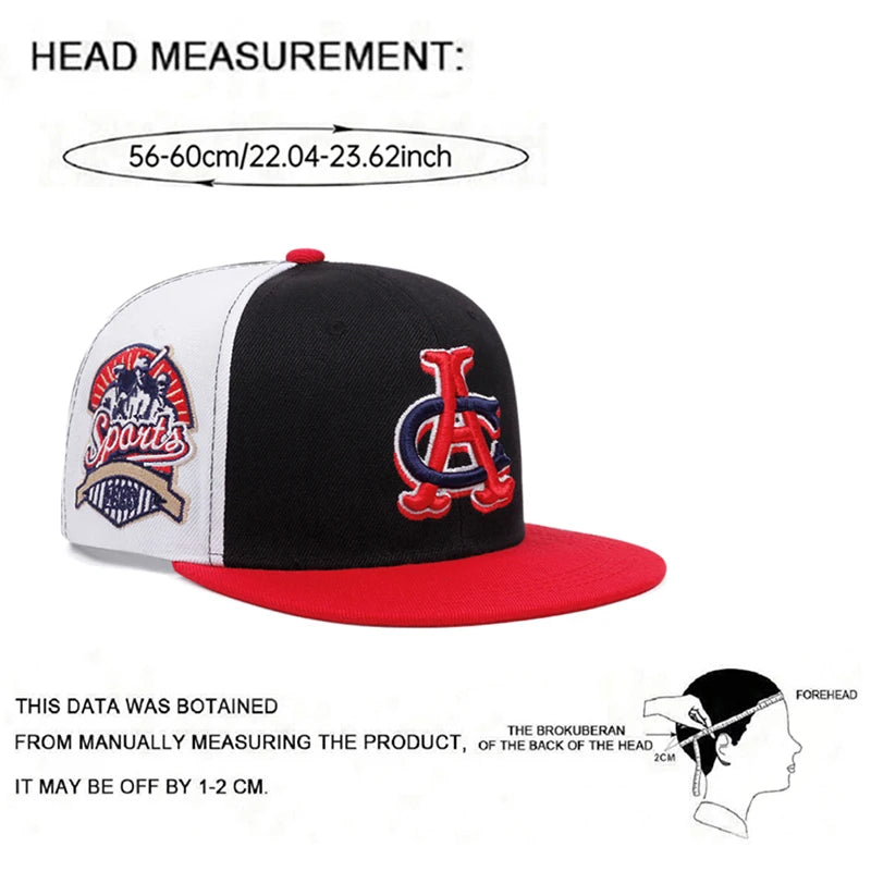 Personalized Baseball Hat CA Embroidered Fashion Street HipHop Hat