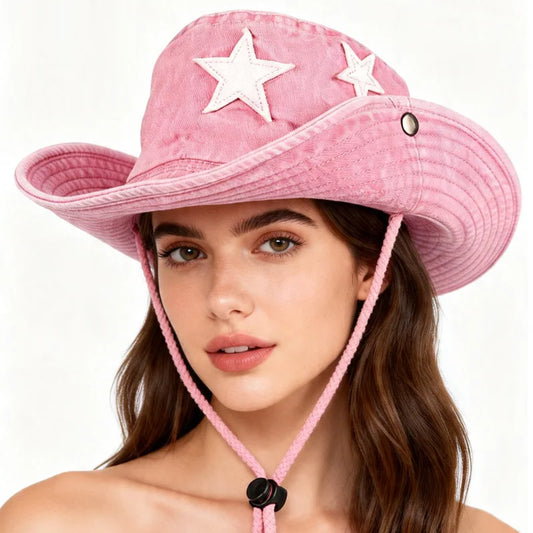 Pink Bucket Hat Women Summer Panama Sun Hats
