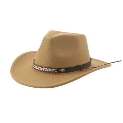 Stylish Wide Brim Straw Hat For Women Men Summer Beach Sun Hat