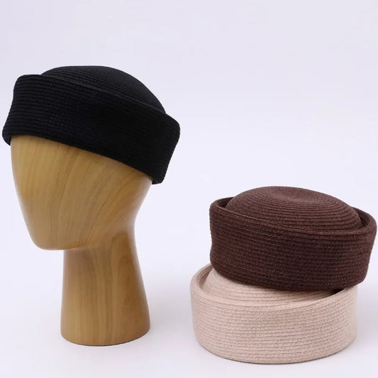 2026 Spring New Premium Papyrus Fedoras Hat Thin Painter's Hat Japanese