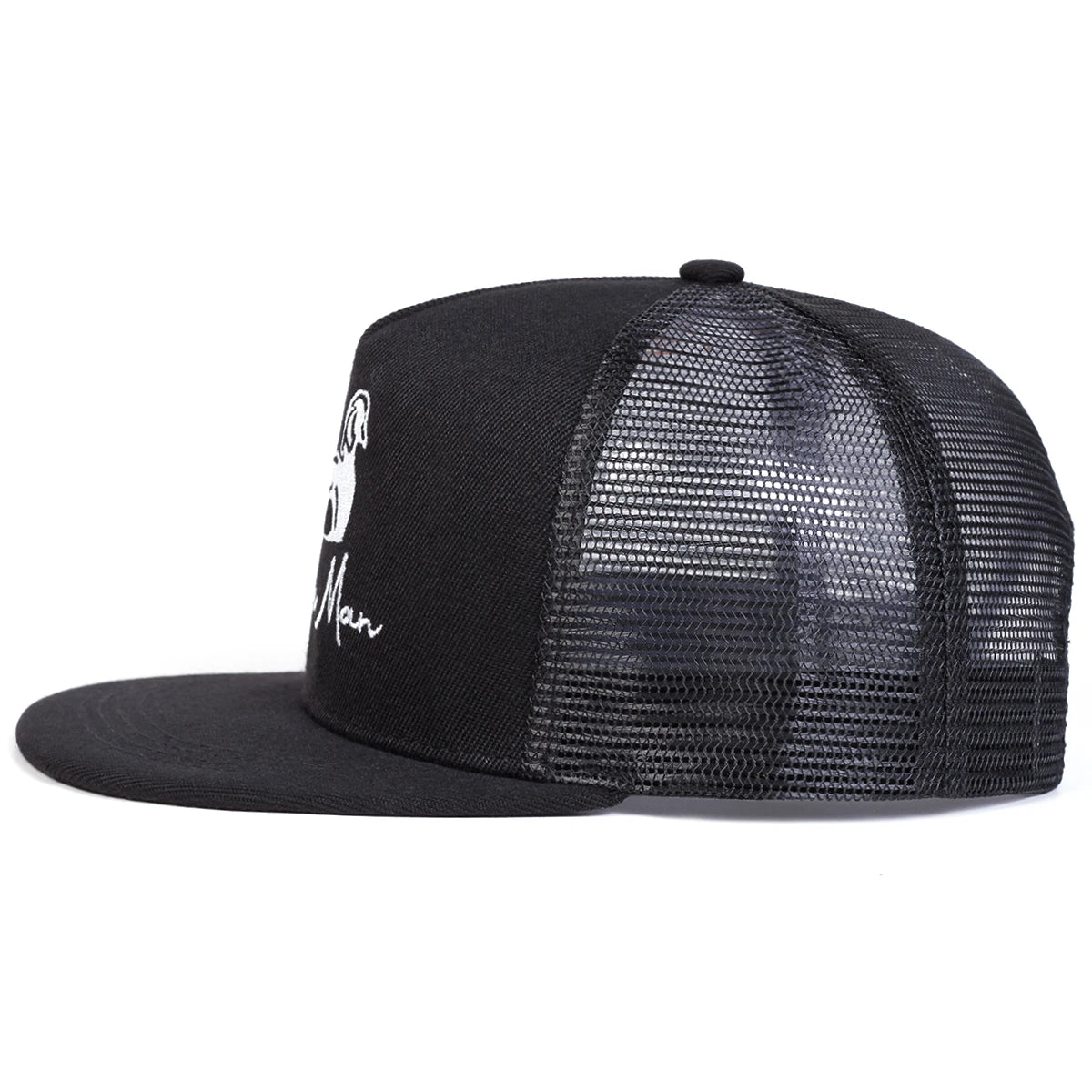 Unisex Simple Man Duck Embroidery Hip-Hop Net Hats